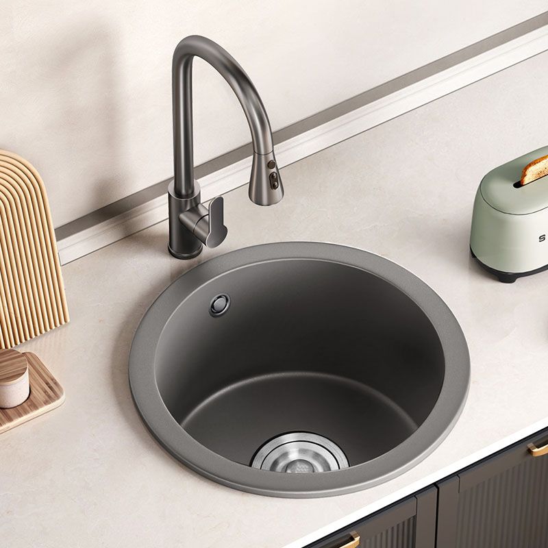 Quartz Kitchen Bar Sink Contemporary Round Shape Kitchen Bar Sink Clearhalo 'Home Improvement' 'home_improvement' 'home_improvement_kitchen_sinks' 'Kitchen Remodel & Kitchen Fixtures' 'Kitchen Sinks & Faucet Components' 'Kitchen Sinks' 'kitchen_sinks' 1200x1200_58e960a2-793c-4c09-b050-fdee2ced15a9