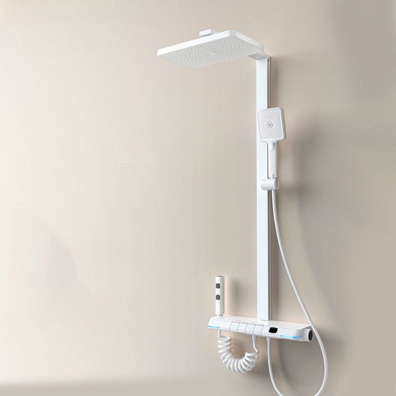 Simplicity Shower Combo Solid Color Valve Included Shower Head Combo Clearhalo 'Bathroom Remodel & Bathroom Fixtures' 'Home Improvement' 'home_improvement' 'home_improvement_shower_faucets' 'Shower Faucets & Systems' 'shower_faucets' 'Showers & Bathtubs Plumbing' 'Showers & Bathtubs' 1200x1200_59052017-9db2-403d-a546-2a9ff2165c14