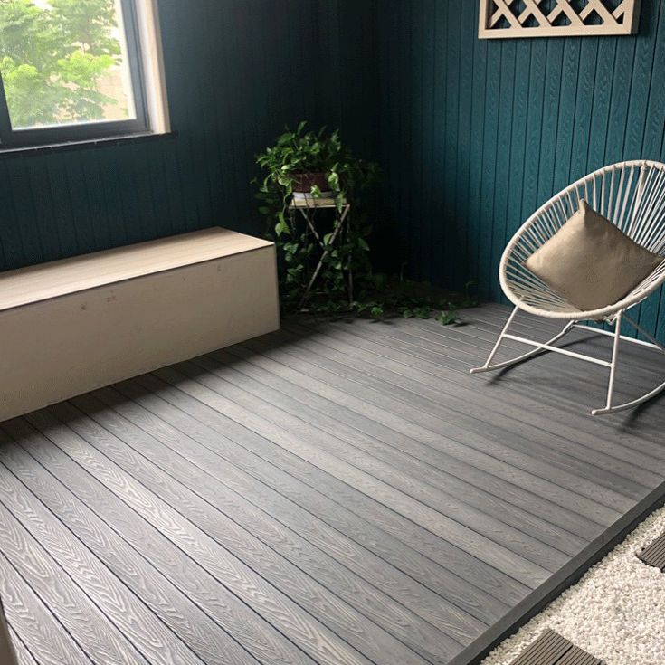 Rectangle Composite Deck Plank 157.5" x 5.5" Outdoor Patio Flooring Plank Clearhalo 'Home Improvement' 'home_improvement' 'home_improvement_outdoor_deck_tiles_planks' 'Outdoor Deck Tiles & Planks' 'Outdoor Flooring & Tile' 'Outdoor Remodel' 'outdoor_deck_tiles_planks' 1200x1200_5908028c-84b2-44aa-954d-aebd39c0441d