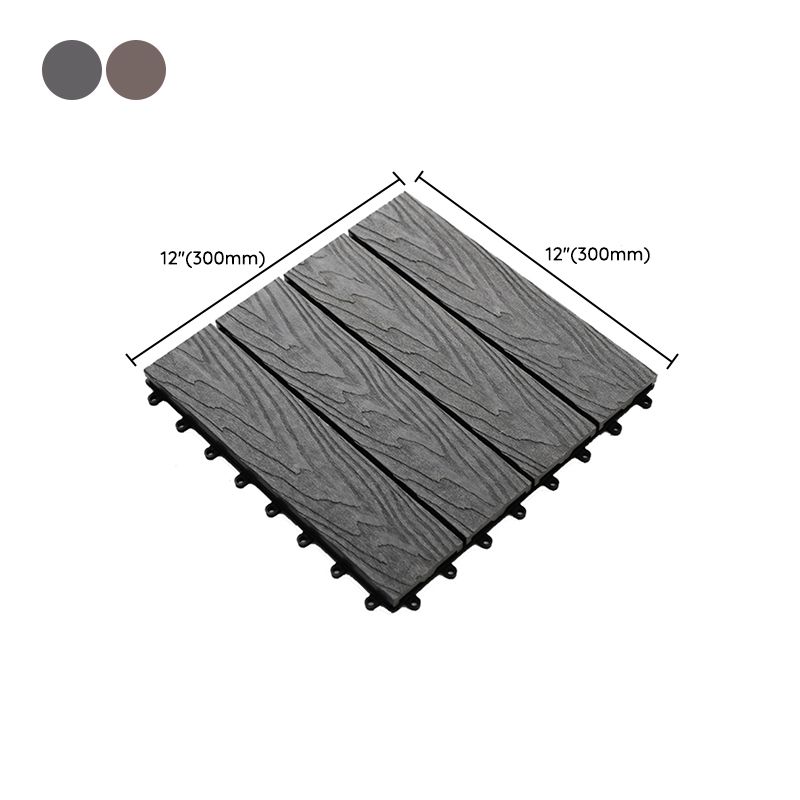 Striped Pattern Decking Tiles Interlocking Tile Kit Outdoor Patio Clearhalo 'Home Improvement' 'home_improvement' 'home_improvement_outdoor_deck_tiles_planks' 'Outdoor Deck Tiles & Planks' 'Outdoor Flooring & Tile' 'Outdoor Remodel' 'outdoor_deck_tiles_planks' 1200x1200_592db66a-1800-41b6-94ce-2a6de03ee3f9