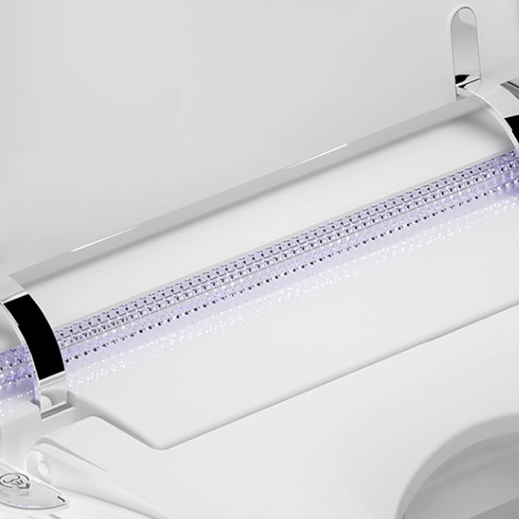 Elongated Contemporary Smart Toilet White Ceramic Foot Sensor Clearhalo 'Bathroom Remodel & Bathroom Fixtures' 'Bidets' 'Home Improvement' 'home_improvement' 'home_improvement_bidets' 'Toilets & Bidets' 1200x1200_5935227d-bf92-4bdb-a66a-f613a6040f29