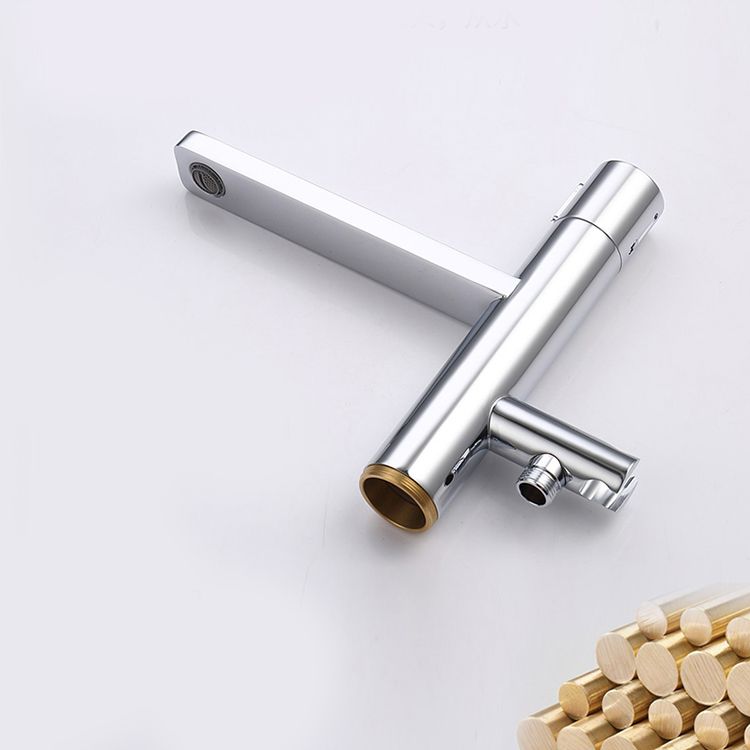 Floor Mounted Metal Freestanding Tub Filler High Arc Freestanding Bathtub Faucet Clearhalo 'Bathroom Remodel & Bathroom Fixtures' 'Bathtub Faucets' 'bathtub_faucets' 'Home Improvement' 'home_improvement' 'home_improvement_bathtub_faucets' 1200x1200_5950b24f-0f25-440b-a8e4-31907ff3167e