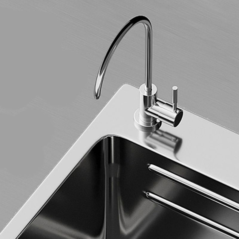 Modern Kitchen Sink Stainless Rectangular Pull-out Faucet Kitchen Sink Clearhalo 'Home Improvement' 'home_improvement' 'home_improvement_kitchen_sinks' 'Kitchen Remodel & Kitchen Fixtures' 'Kitchen Sinks & Faucet Components' 'Kitchen Sinks' 'kitchen_sinks' 1200x1200_59510a3c-8255-4bb9-a671-546e3d261ba8