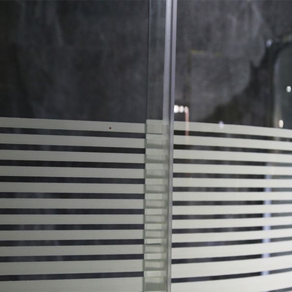 Full Frame Arc Sector Tempered Glass Shower Room Partition Screen Clearhalo 'Bathroom Remodel & Bathroom Fixtures' 'Home Improvement' 'home_improvement' 'home_improvement_shower_tub_doors' 'Shower and Tub Doors' 'shower_tub_doors' 'Showers & Bathtubs' 1200x1200_599f8e29-65de-4aaa-8582-d1e95d3e42d7
