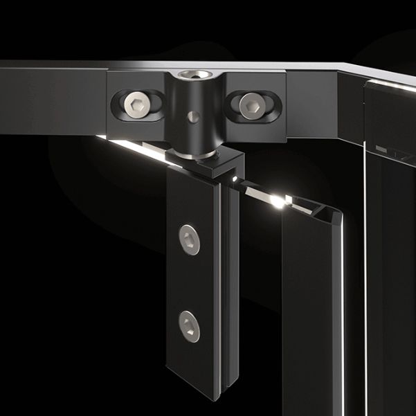 Pivot Transparent Shower Bath Door Tempered Semi-Frameless Shower Door Clearhalo 'Bathroom Remodel & Bathroom Fixtures' 'Home Improvement' 'home_improvement' 'home_improvement_shower_tub_doors' 'Shower and Tub Doors' 'shower_tub_doors' 'Showers & Bathtubs' 1200x1200_59be9a65-d6c6-40b7-9b86-3fe276abd7e4