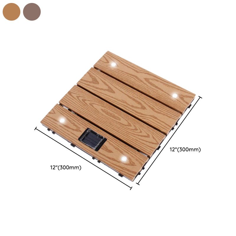 Striped Pattern Patio Flooring Tiles Square Snapping Flooring Tiles Floor Board Clearhalo 'Home Improvement' 'home_improvement' 'home_improvement_outdoor_deck_tiles_planks' 'Outdoor Deck Tiles & Planks' 'Outdoor Flooring & Tile' 'Outdoor Remodel' 'outdoor_deck_tiles_planks' 1200x1200_59c33c48-8a00-4e33-8507-4df814517719