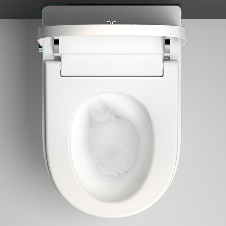 White Ceramic Elongated Stain Resistant Wall Mounted Bidet with Temperature Control Clearhalo 'Bathroom Remodel & Bathroom Fixtures' 'Bidets' 'Home Improvement' 'home_improvement' 'home_improvement_bidets' 'Toilets & Bidets' 1200x1200_59c7fb53-c34e-43a9-b646-a2a9beb6858b