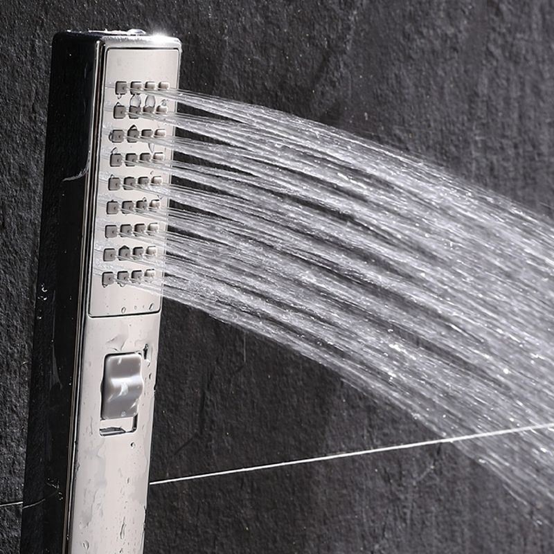 White Shower Screen Set Smart Constant Temperature Bathroom Waterfall Rain Shower Head Clearhalo 'Bathroom Remodel & Bathroom Fixtures' 'Home Improvement' 'home_improvement' 'home_improvement_shower_faucets' 'Shower Faucets & Systems' 'shower_faucets' 'Showers & Bathtubs Plumbing' 'Showers & Bathtubs' 1200x1200_59e58417-a3f6-4159-9b64-f443bd425768