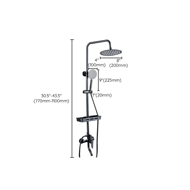 Black Shower Set Full Constant Temperature Copper Bathroom Lift Bath Booster Shower Head Clearhalo 'Bathroom Remodel & Bathroom Fixtures' 'Home Improvement' 'home_improvement' 'home_improvement_shower_faucets' 'Shower Faucets & Systems' 'shower_faucets' 'Showers & Bathtubs Plumbing' 'Showers & Bathtubs' 1200x1200_59ea6065-9d1a-4d0a-9a0d-874b8fe08719