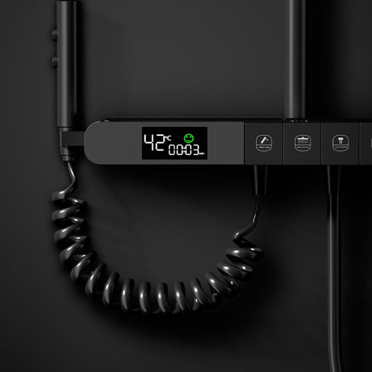 Modern Shower System Push Button Adjustable Spray Shower Trim Clearhalo 'Bathroom Remodel & Bathroom Fixtures' 'Home Improvement' 'home_improvement' 'home_improvement_shower_faucets' 'Shower Faucets & Systems' 'shower_faucets' 'Showers & Bathtubs Plumbing' 'Showers & Bathtubs' 1200x1200_59f3e5dd-2ac5-47ec-b577-b7347710f8c5