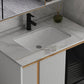 Rectangular Wall Mount Sink Vanity Modern White Metal Frame Vanity Clearhalo 'Bathroom Remodel & Bathroom Fixtures' 'Bathroom Vanities' 'bathroom_vanities' 'Home Improvement' 'home_improvement' 'home_improvement_bathroom_vanities' 1200x1200_5a02e335-bf51-47ba-899a-d4b9e4fdb673