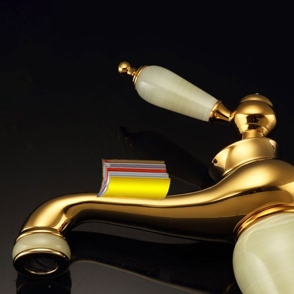 Deck Mounted Copper Tub Faucet Low Arc Roman Tub Faucet Set with Jade Clearhalo 'Bathroom Remodel & Bathroom Fixtures' 'Bathroom Sink Faucets' 'Bathroom Sinks & Faucet Components' 'bathroom_sink_faucets' 'Home Improvement' 'home_improvement' 'home_improvement_bathroom_sink_faucets' 1200x1200_5a186aa4-67e2-42cd-a035-5cf00b6799c9