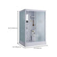 Contemporary Shower Stall Single Sliding Clear Shower Stall in White Clearhalo 'Bathroom Remodel & Bathroom Fixtures' 'Home Improvement' 'home_improvement' 'home_improvement_shower_stalls_enclosures' 'Shower Stalls & Enclosures' 'shower_stalls_enclosures' 'Showers & Bathtubs' 1200x1200_5a1ad9e7-85a2-4096-8e1e-9fdfd119d61c