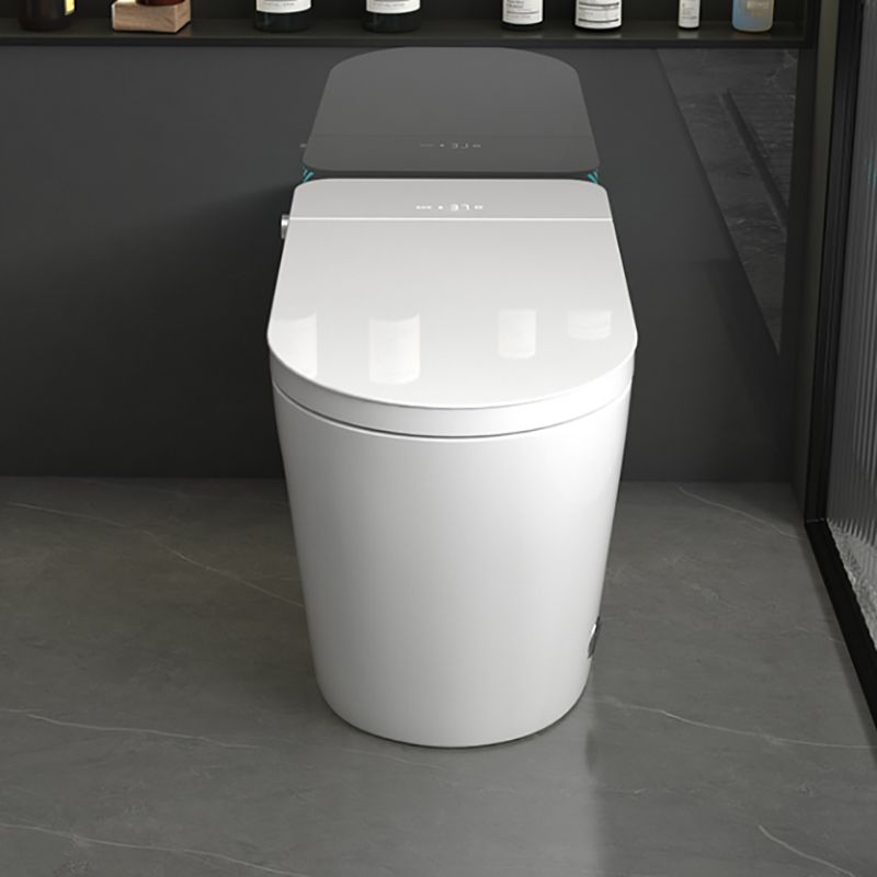 White Finish Floor Standing Bidet with Heated Seat and Foot Sensor Clearhalo 'Bathroom Remodel & Bathroom Fixtures' 'Bidets' 'Home Improvement' 'home_improvement' 'home_improvement_bidets' 'Toilets & Bidets' 1200x1200_5a3097cc-821f-4898-a59c-23c041be5166
