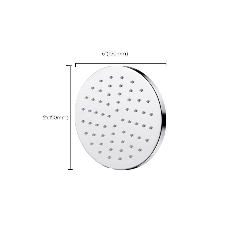 Metal Shower Head Combo Contemporary Round Fixed Shower Head for Bathroom Clearhalo 'Bathroom Remodel & Bathroom Fixtures' 'Home Improvement' 'home_improvement' 'home_improvement_shower_heads' 'Shower Heads' 'shower_heads' 'Showers & Bathtubs Plumbing' 'Showers & Bathtubs' 1200x1200_5a52dcaf-b858-49ac-ba6e-2307242bee70