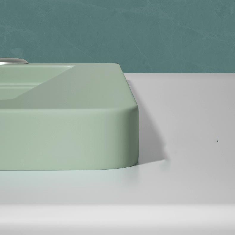 Rectangle Quartz Kitchen Sink in Peppermint Green Single Bowl Sink Clearhalo 'Home Improvement' 'home_improvement' 'home_improvement_kitchen_sinks' 'Kitchen Remodel & Kitchen Fixtures' 'Kitchen Sinks & Faucet Components' 'Kitchen Sinks' 'kitchen_sinks' 1200x1200_5a54b658-6426-45f6-9006-da4bad02f458