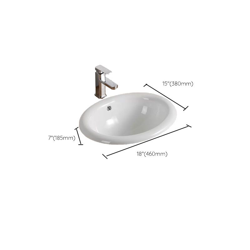 Contemporary Bathroom Sink with Pop-Up Drain Porcelain Oval-Shape Undermount Bathroom Sink Clearhalo 'Bathroom Remodel & Bathroom Fixtures' 'Bathroom Sinks & Faucet Components' 'Bathroom Sinks' 'bathroom_sink' 'Home Improvement' 'home_improvement' 'home_improvement_bathroom_sink' 1200x1200_5a5f1931-a511-4c46-b1cd-f1cf43b4a334