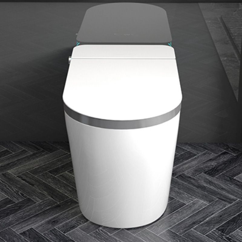 White Elongated Floor Standing Bidet with Warm Air Dryer and Heated Seat Clearhalo 'Bathroom Remodel & Bathroom Fixtures' 'Bidets' 'Home Improvement' 'home_improvement' 'home_improvement_bidets' 'Toilets & Bidets' 1200x1200_5a674933-9101-4730-a4f4-53fcaa5a0e7d