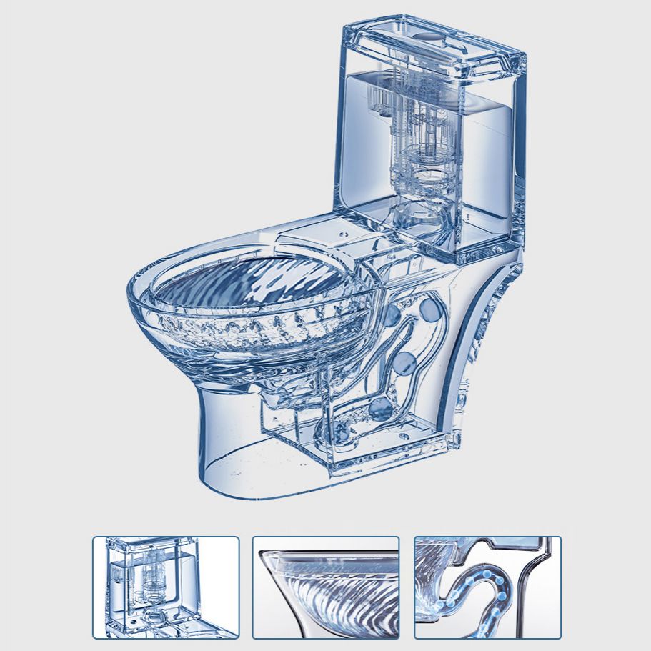 Traditional One Piece Toilet Floor Mounted Toilet Bowl with Slow Close Seat for Washroom Clearhalo 'Bathroom Remodel & Bathroom Fixtures' 'Home Improvement' 'home_improvement' 'home_improvement_toilets' 'Toilets & Bidets' 'Toilets' 1200x1200_5a6ae439-fe4c-447b-a3a2-9ef5cce20209
