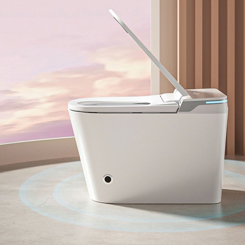 Floor Mount Bidet in White Finish with Remote Control Included Clearhalo 'Bathroom Remodel & Bathroom Fixtures' 'Bidets' 'Home Improvement' 'home_improvement' 'home_improvement_bidets' 'Toilets & Bidets' 1200x1200_5a7123ff-f9ff-44f6-8848-b125a8719e54