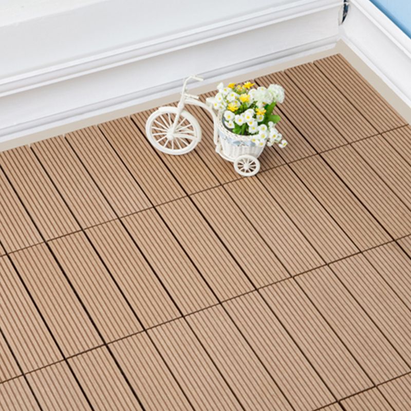 Tradition Rectangle Wood Tile Wire Brushed Brown Engineered Wood for Patio Garden Clearhalo 'Flooring 'Hardwood Flooring' 'hardwood_flooring' 'Home Improvement' 'home_improvement' 'home_improvement_hardwood_flooring' Walls and Ceiling' 1200x1200_5a72c881-5823-4c13-87ec-9afe24f9a7bb