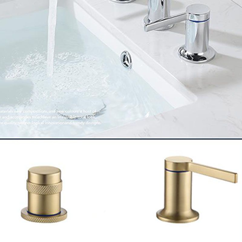 Modern Brass Tub Faucet with 2 Handles Deck Mount Bathroom Faucet Clearhalo 'Bathroom Remodel & Bathroom Fixtures' 'Bathtub Faucets' 'bathtub_faucets' 'Home Improvement' 'home_improvement' 'home_improvement_bathtub_faucets' 1200x1200_5a77a8e0-f21a-42d7-a88e-625a4a3dd6e8