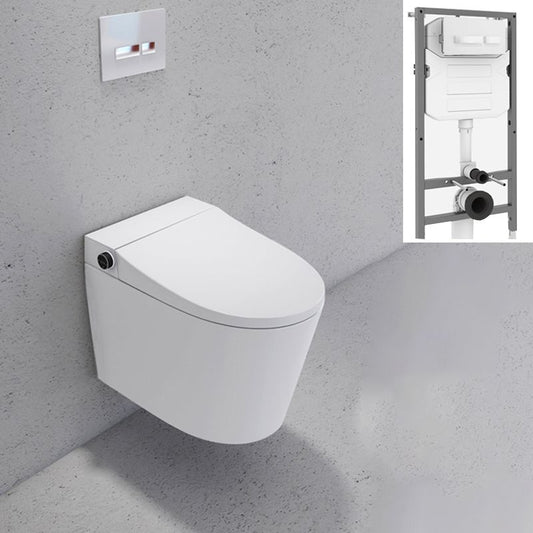 Elongated Wall Hung Toilet with Tank Smart Bidet with Heated Seat Clearhalo 'Bathroom Remodel & Bathroom Fixtures' 'Bidets' 'Home Improvement' 'home_improvement' 'home_improvement_bidets' 'Toilets & Bidets' 1200x1200_5a7e8846-c52a-4054-8509-1ec950f588dc