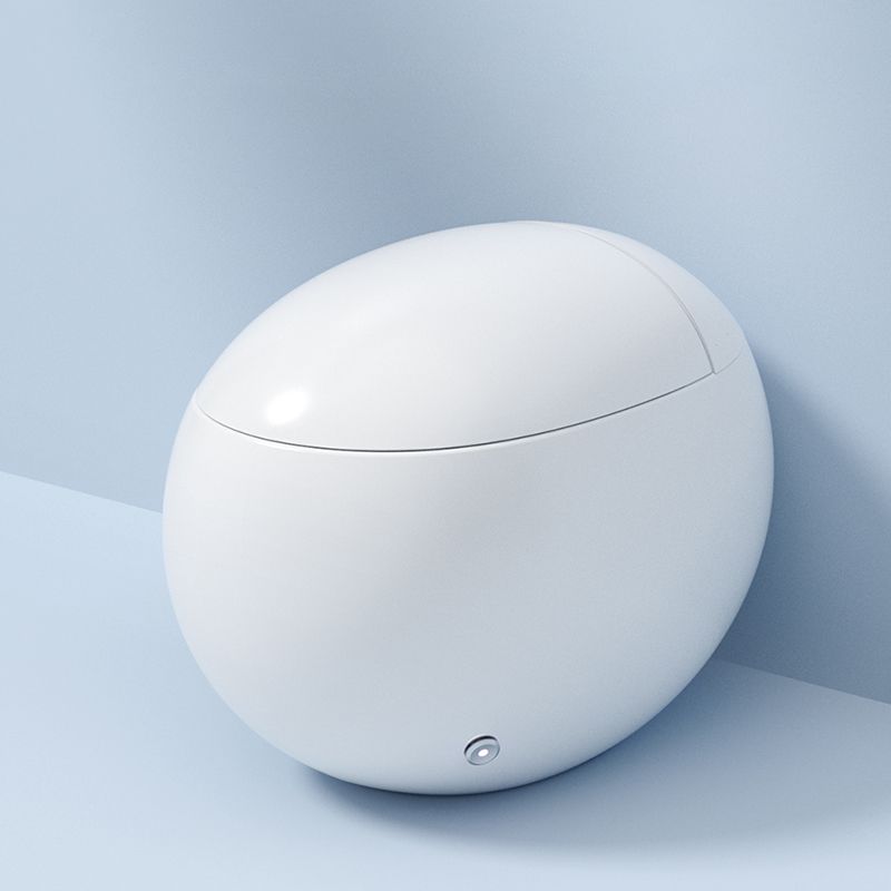 Heated Seat Smart Toilet Antimicrobial Foot Sensor Round Floor Mount Bidet Clearhalo 'Bathroom Remodel & Bathroom Fixtures' 'Bidets' 'Home Improvement' 'home_improvement' 'home_improvement_bidets' 'Toilets & Bidets' 1200x1200_5a8be034-e44e-48d5-8a15-9daf287ca8c7