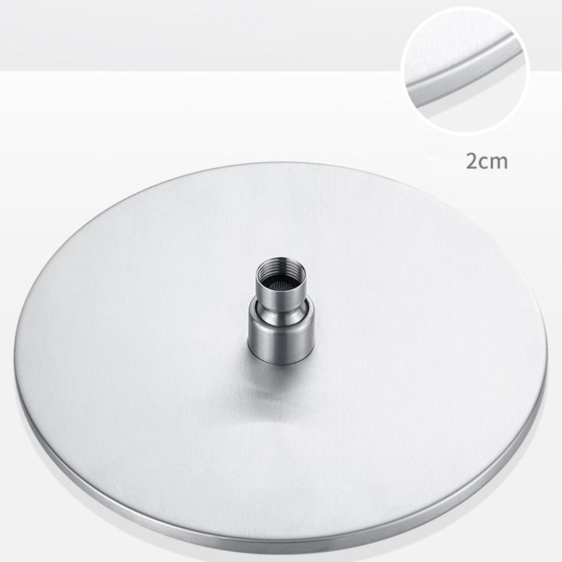 Ceiling Mounted Metal Shower Head Modern Home Fixed Shower Head Clearhalo 'Bathroom Remodel & Bathroom Fixtures' 'Home Improvement' 'home_improvement' 'home_improvement_shower_heads' 'Shower Heads' 'shower_heads' 'Showers & Bathtubs Plumbing' 'Showers & Bathtubs' 1200x1200_5a95c688-7c3e-46fc-8e10-641333ef3496