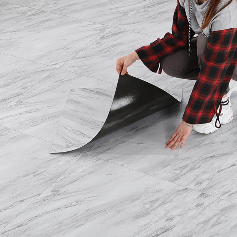 Peel and Stick PVC Flooring Smooth Marble Look Fireproof Vinyl Flooring Clearhalo 'Flooring 'Home Improvement' 'home_improvement' 'home_improvement_vinyl_flooring' 'Vinyl Flooring' 'vinyl_flooring' Walls and Ceiling' 1200x1200_5a9fe210-7d28-4d20-9cd5-cf809feb2cae