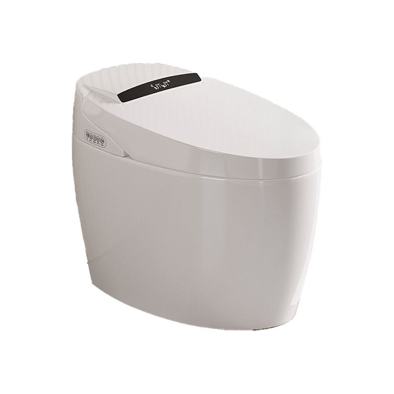 Simple White Temperature Control Bidet Elongated Toilet Seat Bidet with Heated Seat Clearhalo 'Bathroom Remodel & Bathroom Fixtures' 'Bidets' 'Home Improvement' 'home_improvement' 'home_improvement_bidets' 'Toilets & Bidets' 1200x1200_5abf94a6-fe12-454b-98fe-0d9a372f3c19