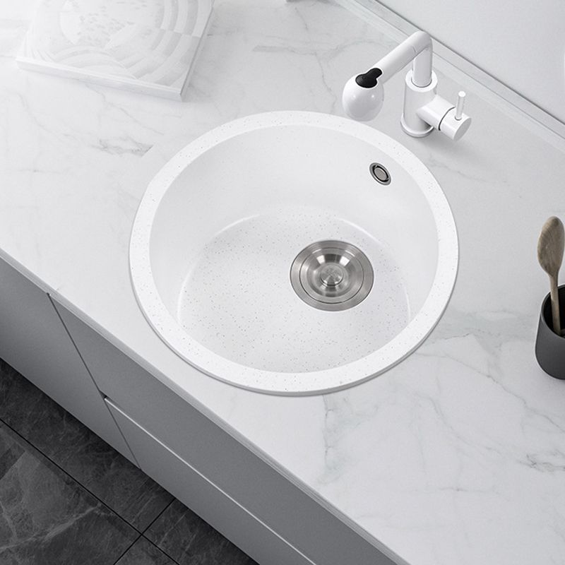 White 9" H Sink Single Bowl Drop-In Kitchen Sink with Soundproofing Clearhalo 'Home Improvement' 'home_improvement' 'home_improvement_kitchen_sinks' 'Kitchen Remodel & Kitchen Fixtures' 'Kitchen Sinks & Faucet Components' 'Kitchen Sinks' 'kitchen_sinks' 1200x1200_5acfe61b-1734-42e5-885e-4152a4bf4390