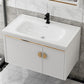 Gorgeous Sink Cabinet Free-standing Standard Space Saver Vanity with Mirror Clearhalo 'Bathroom Remodel & Bathroom Fixtures' 'Bathroom Vanities' 'bathroom_vanities' 'Home Improvement' 'home_improvement' 'home_improvement_bathroom_vanities' 1200x1200_5ada7c2c-c55f-4e7f-af25-ab35fc112636