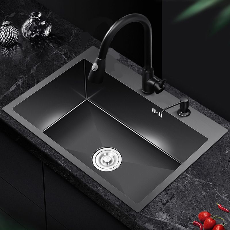 Modern Style Kitchen Sink Stainless Steel Colorfast Drop-In Kitchen Sink Clearhalo 'Home Improvement' 'home_improvement' 'home_improvement_kitchen_sinks' 'Kitchen Remodel & Kitchen Fixtures' 'Kitchen Sinks & Faucet Components' 'Kitchen Sinks' 'kitchen_sinks' 1200x1200_5b07a202-e02f-4f80-8df7-38fce8d347ba