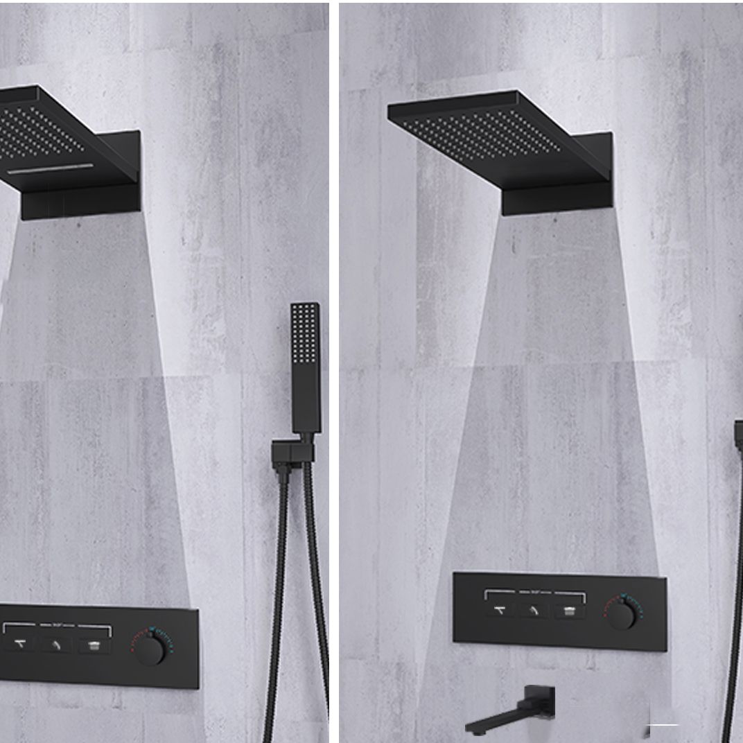 Minimalist Concealed Shower Set Recessed Push Button Wall Diverter Clearhalo 'Bathroom Remodel & Bathroom Fixtures' 'Home Improvement' 'home_improvement' 'home_improvement_shower_faucets' 'Shower Faucets & Systems' 'shower_faucets' 'Showers & Bathtubs Plumbing' 'Showers & Bathtubs' 1200x1200_5b26df17-1307-4415-aa61-548508be5f97