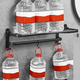 Matte Black 5-Piece Modern Bathroom Accessory Set with Bath Shelf/Tower Bar & Paper Holder Clearhalo 'Bathroom Hardware Sets' 'Bathroom Hardware' 'Bathroom Remodel & Bathroom Fixtures' 'bathroom_hardware_sets' 'Home Improvement' 'home_improvement' 'home_improvement_bathroom_hardware_sets' 1200x1200_5b34afe9-c3e0-47c3-afff-190e62b843a8