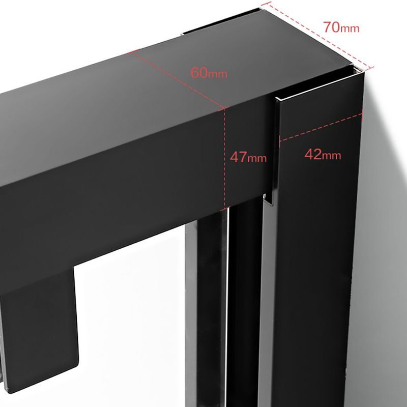 Narrow Edge Semi Frameless Shower Door Tempered Glass Double Sliding Shower Door Clearhalo 'Bathroom Remodel & Bathroom Fixtures' 'Home Improvement' 'home_improvement' 'home_improvement_shower_tub_doors' 'Shower and Tub Doors' 'shower_tub_doors' 'Showers & Bathtubs' 1200x1200_5b65da1f-897c-4cd4-a998-fe4732d803f6