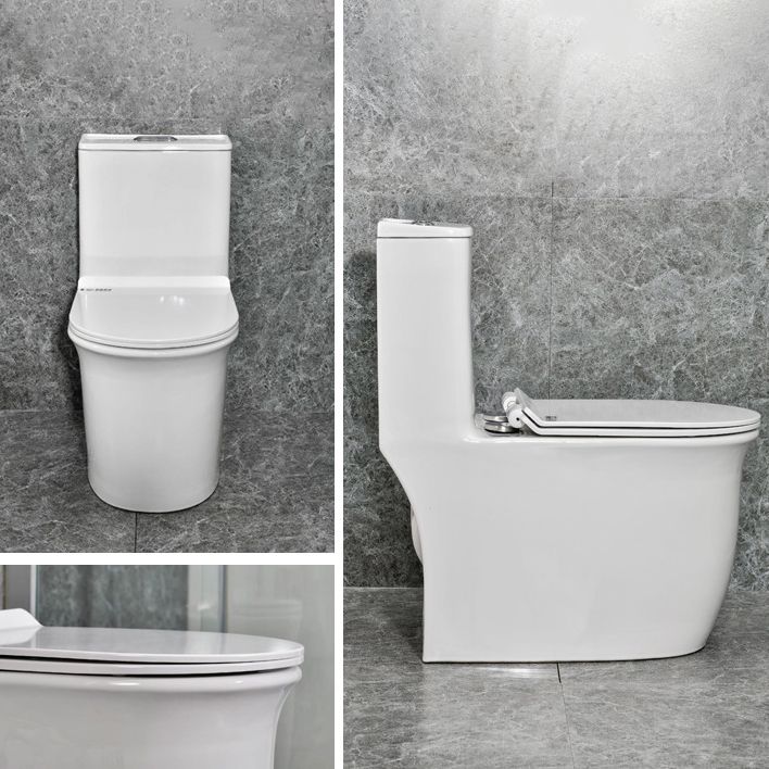 Modern White Flush Toilet Ceramic Elong One-Piece Toilet with Slow Close Seat Clearhalo 'Bathroom Remodel & Bathroom Fixtures' 'Home Improvement' 'home_improvement' 'home_improvement_toilets' 'Toilets & Bidets' 'Toilets' 1200x1200_5b669c85-0303-49b5-9295-0f8442da8b8a