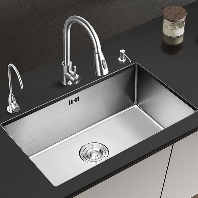 Modern Style Kitchen Sink Stainless Steel Undermount Kitchen Sink with Faucet Clearhalo 'Home Improvement' 'home_improvement' 'home_improvement_kitchen_sinks' 'Kitchen Remodel & Kitchen Fixtures' 'Kitchen Sinks & Faucet Components' 'Kitchen Sinks' 'kitchen_sinks' 1200x1200_5b7aa0b6-413c-4244-b160-3ec8b0ecac8e