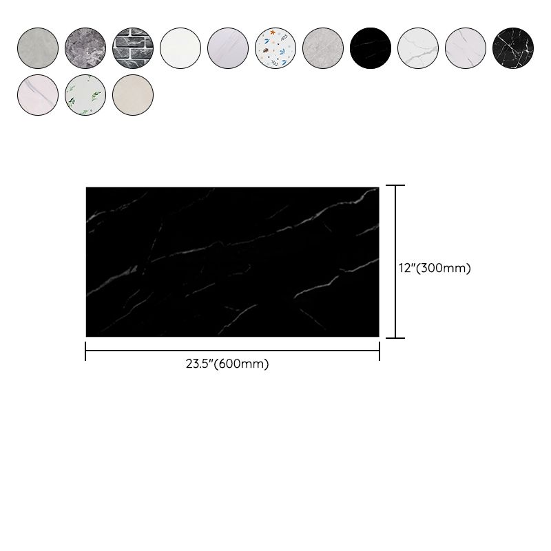 Modern Peel and Stick Backsplash Wall Tile Rectangular Peel and Stick Wall Tile Clearhalo 'Flooring 'Home Improvement' 'home_improvement' 'home_improvement_peel_stick_blacksplash' 'Peel & Stick Backsplash Tile' 'peel_stick_blacksplash' 'Walls & Ceilings' Walls and Ceiling' 1200x1200_5b8b2f69-9dea-469a-aed1-8f5479bf9ab1