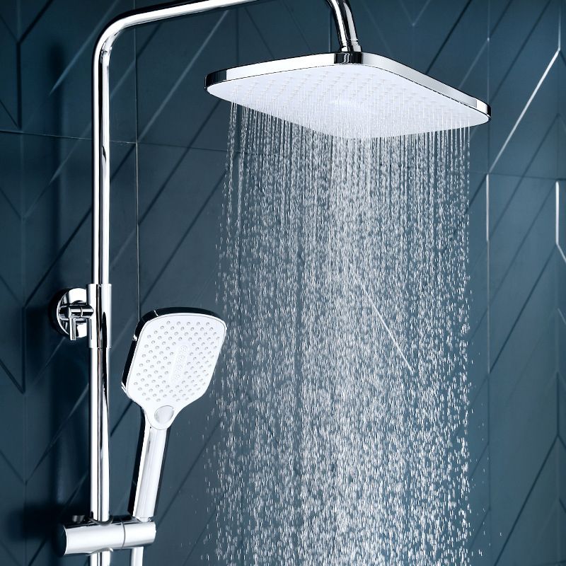Modern Bathroom Standard Shower Head Rain Fall Square Ceiling Mounted Shower Head Clearhalo 'Bathroom Remodel & Bathroom Fixtures' 'Home Improvement' 'home_improvement' 'home_improvement_shower_heads' 'Shower Heads' 'shower_heads' 'Showers & Bathtubs Plumbing' 'Showers & Bathtubs' 1200x1200_5b991b41-2e3e-46d5-9876-95710e39755e