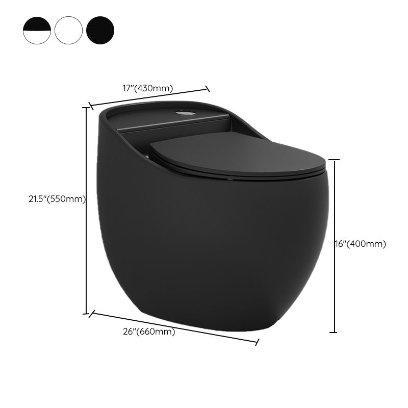 Modern Ceramic Flush Toilet Floor Mount Urine Toilet with Slow Close Seat for Washroom Clearhalo 'Bathroom Remodel & Bathroom Fixtures' 'Home Improvement' 'home_improvement' 'home_improvement_toilets' 'Toilets & Bidets' 'Toilets' 1200x1200_5b9e17a5-92d0-4164-8d75-cfaed5faddb3