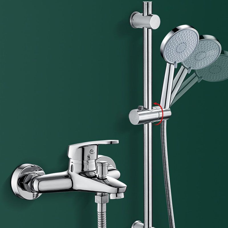 Rain Fall Handheld Shower Head High Flow 3-Spray Patterns Wall-Mount Showerhead Clearhalo 'Bathroom Remodel & Bathroom Fixtures' 'Home Improvement' 'home_improvement' 'home_improvement_shower_heads' 'Shower Heads' 'shower_heads' 'Showers & Bathtubs Plumbing' 'Showers & Bathtubs' 1200x1200_5ba9c343-c063-40ef-bf9f-4e8535fe6ae9