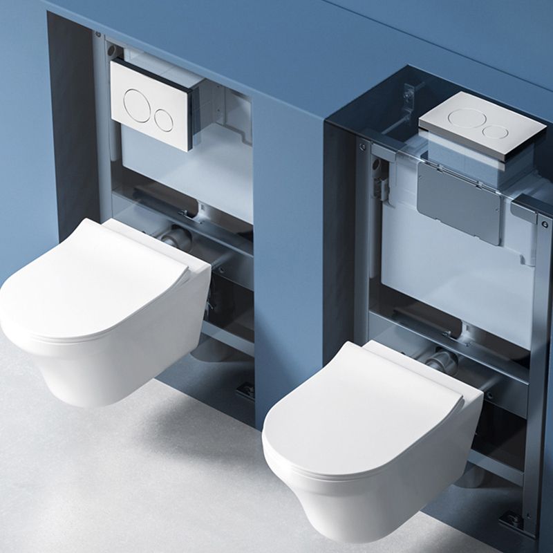Contemporary Ceramic Flush Toilet Wall Mount Toilet Bowl for Washroom Clearhalo 'Bathroom Remodel & Bathroom Fixtures' 'Home Improvement' 'home_improvement' 'home_improvement_toilets' 'Toilets & Bidets' 'Toilets' 1200x1200_5bc68612-8015-4e10-b2fb-f874a206e833