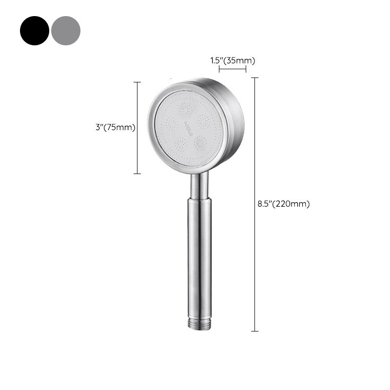 Contemporary Shower Combo Handheld Shower Head with Round Shape Clearhalo 'Bathroom Remodel & Bathroom Fixtures' 'Home Improvement' 'home_improvement' 'home_improvement_shower_heads' 'Shower Heads' 'shower_heads' 'Showers & Bathtubs Plumbing' 'Showers & Bathtubs' 1200x1200_5bd83746-1d86-4c3e-93c7-57f57cc67fa5