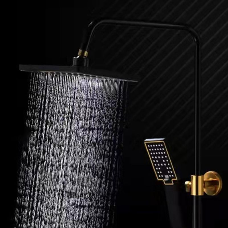 Modern Adjustable Water Flow Shower Faucet Shower Arm Shower System on Wall Clearhalo 'Bathroom Remodel & Bathroom Fixtures' 'Home Improvement' 'home_improvement' 'home_improvement_shower_faucets' 'Shower Faucets & Systems' 'shower_faucets' 'Showers & Bathtubs Plumbing' 'Showers & Bathtubs' 1200x1200_5bea75f3-39ba-4f8c-919a-efba4e2e5724