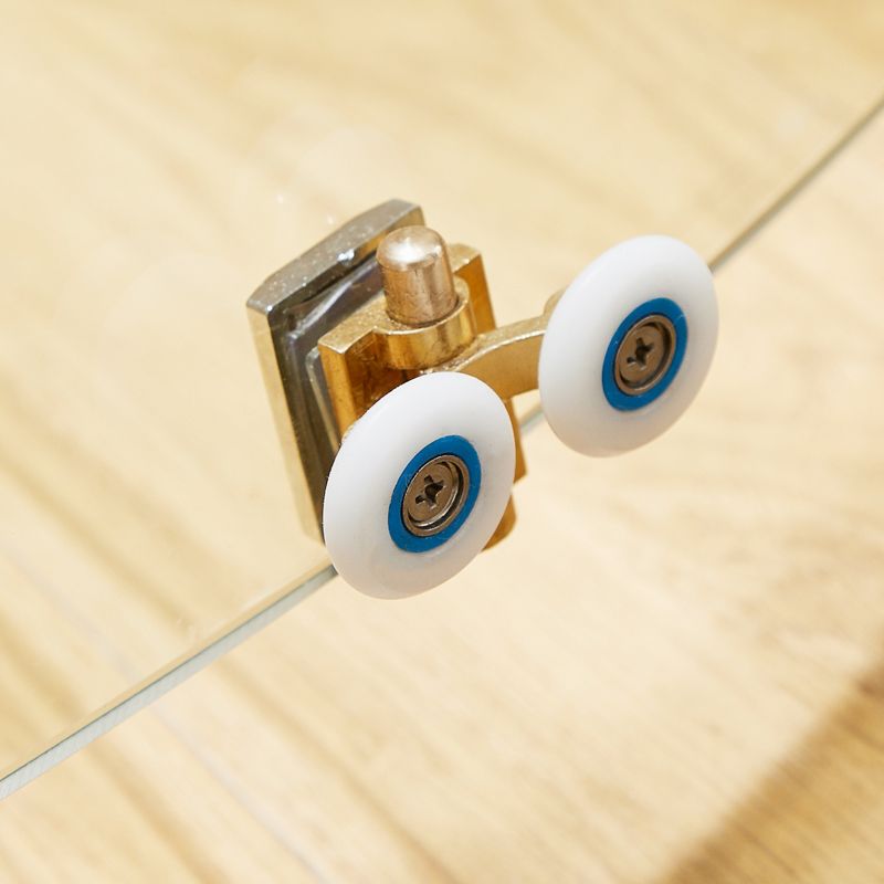 Rounded Framed Shower Enclosure Tempered Glass Double Sliding Shower Kit Clearhalo 'Bathroom Remodel & Bathroom Fixtures' 'Home Improvement' 'home_improvement' 'home_improvement_shower_stalls_enclosures' 'Shower Stalls & Enclosures' 'shower_stalls_enclosures' 'Showers & Bathtubs' 1200x1200_5bf05080-6a63-4e0e-bf92-e4ab657b325a