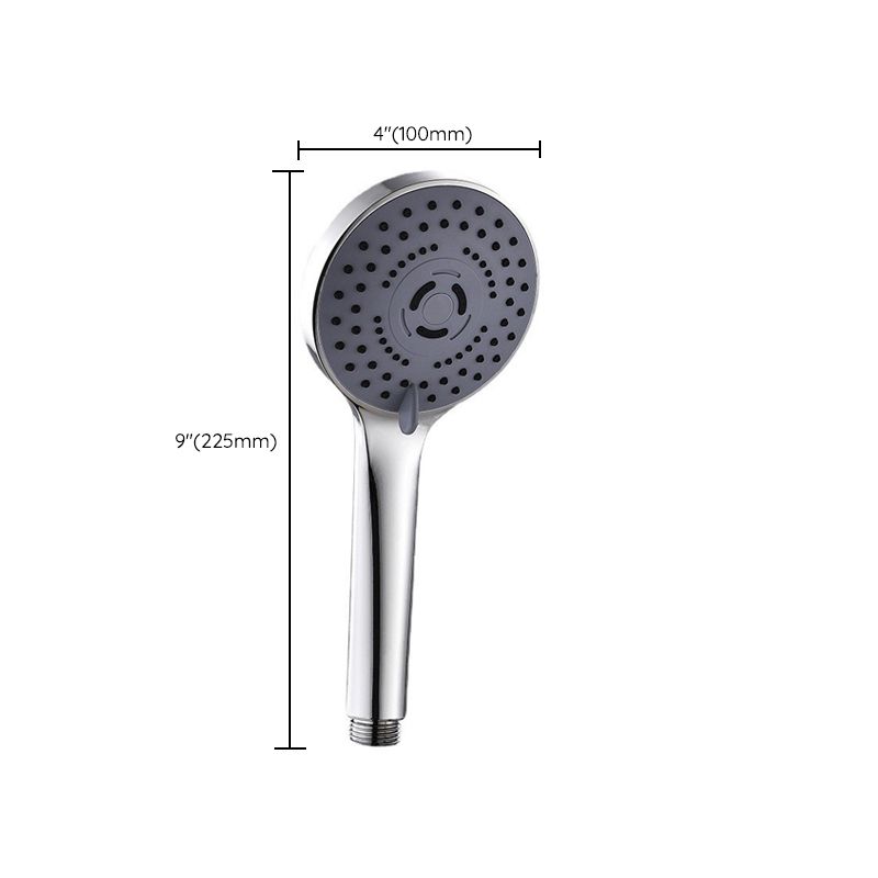 Modern Plastic Shower Head Round Handheld Shower Head with Adjustable Water Flow Clearhalo 'Bathroom Remodel & Bathroom Fixtures' 'Home Improvement' 'home_improvement' 'home_improvement_shower_heads' 'Shower Heads' 'shower_heads' 'Showers & Bathtubs Plumbing' 'Showers & Bathtubs' 1200x1200_5bf14dbe-4d07-4873-a800-07eeb28ddc96