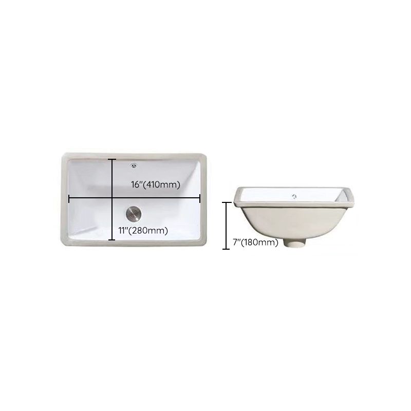 Modern Undermount Vanity Sink Oval Porcelain with Pop-Up Drain Bathroom Sink Clearhalo 'Bathroom Remodel & Bathroom Fixtures' 'Bathroom Sinks & Faucet Components' 'Bathroom Sinks' 'bathroom_sink' 'Home Improvement' 'home_improvement' 'home_improvement_bathroom_sink' 1200x1200_5c037f22-7d84-441d-93d8-3f28cba6f585