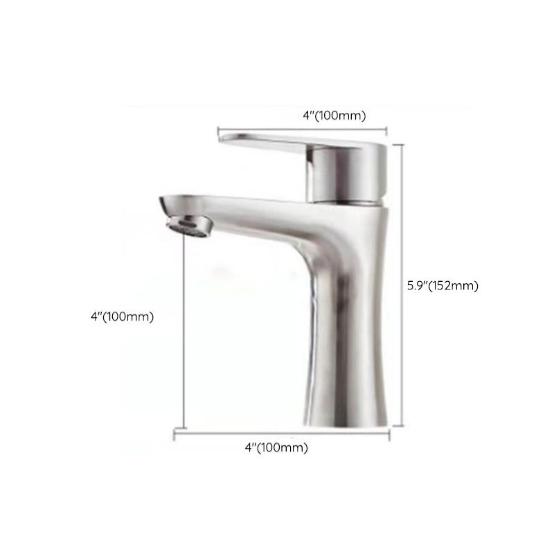 Modern Faucet 1-Handle 1-Hole 304 Stainless Steel Single Level Low Pot Filler Faucet Clearhalo 'Home Improvement' 'home_improvement' 'home_improvement_kitchen_faucets' 'Kitchen Faucets' 'Kitchen Remodel & Kitchen Fixtures' 'Kitchen Sinks & Faucet Components' 'kitchen_faucets' 1200x1200_5c2fd866-defd-4f47-86b1-e6c518c20481